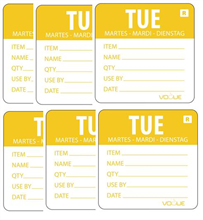 Vogue Removable Day of the Week Label Tuesday