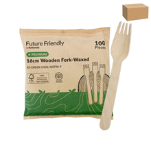 WOODEN FORKS BROWN 1000CTN