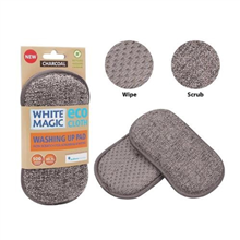 White Magic Eco Washing Up Pad Charcoal
