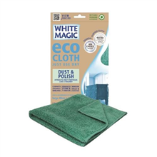 White Magic Microfibre Dust  Polish Eco Cloth