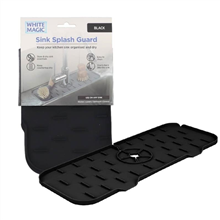 White Magic Sink Splash Guard Black