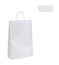 White Paper Bag Twist Handle 265x150mm 500 Carton