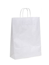 White Paper Bag Twist Handle Midi 420x320mm 50 Pack