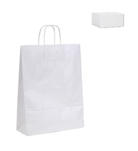 White Paper Bag Twist Handle Small 350x260mm 250 Carton