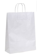White Paper Twisted Handle Midi 420x320mm 10 Pack
