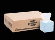Who Gives A Crap Facial Tissues 3Ply 65 Sheet Cube 12 Carton