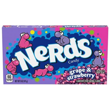 Wonka Nerds Strawberry  Grape Theatre Box 141g