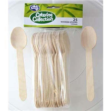 Wooden Spoons 155mm 25 Pack