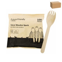 Wooden Sporks Brown 1000CTN