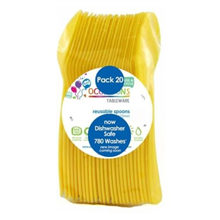 Yellow Spoon 20PK