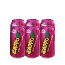 Zappo Strawberry Soda Can 350ML 6Pack
