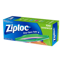 Ziploc Sandwich Bag 100Pk