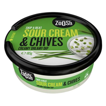 Zoosh Dip Sour Cream and Chives 185g