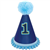 1st Birthday Boy Blue Cone Hat