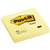 3M 654 PostIt Notes 76X76mm Yellow