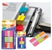 3M 686PGO POSTIT DURABLE TABS 3 COLOURS PINK GREEN ORANGE PACK 66