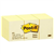 3M PostIt Notes Mini 36mmx48mm Canary Yellow 12PK