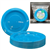 AZURE BLUE ROUND LUNCH PLATE 20PK ALP