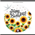 BALLOON FOIL 18 SUNNY SUNFLOWER HBDAY UNINFLATED