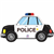 BALLOON FOIL 34 POLICE CAR UNINFLATED
