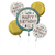 BALLOON FOIL BOUQUET WILDERNESS 5PK UNINFLATED