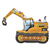 BALLOON FOIL STANDING AIRZ EXCAVATOR 211211