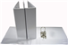 BANTEX 2736A07 INSERT LEVER ARCH FILE A4 WITHOUT FINGER HOLE WHITE