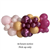 Balloon Arrangement 194 Garland Peach  Pink