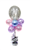 Balloon Arrangement 70Th Birthday Girl Tall Topiary With Printed Balloon 145