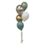 Balloon Arrangement Neutral Green  Gold 212