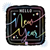 Balloon Foil 18 Opal Hello New Year Uninflated