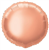 Balloon Foil 18 Round  Rose Gold Uninflated