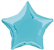 Balloon Foil 18 Star Baby Blue Uninflated