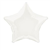 Balloon Foil 18 Star White Uninflated