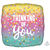 Balloon Foil 18 Thinking of you pastel Uninflated