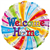 Balloon Foil 18 Welcome Home Swirl Uninflated
