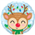 Balloon Foil 18 Xmas Reindeer  Lights Uninflated 