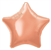 Balloon Foil 20 Star Rose Gold Uninflated