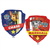 Balloon Foil 25 Paw Patrol Marshall And Chase Uninflated