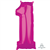 Balloon Foil 26 Pink 1 Uninflated