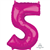 Balloon Foil 26 Pink 5 Uninflated