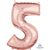 Balloon Foil 26 Rose Gold 5 Uninflated