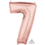 Balloon Foil 26 Rose Gold 7 Uninflated