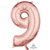 Balloon Foil 26 Rose Gold 9 Uninflated