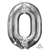 Balloon Foil 26 Silver 0 Uninflated
