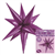 Balloon Foil 275 Starburst Purple AirFill