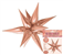 Balloon Foil 275 Starburst Rose Gold AirFill