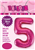Balloon Foil 34 Hot Pink 5 Uninflated