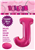 Balloon Foil 34 Hot Pink J Uninflated