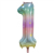 Balloon Foil 34 Matt Pastel Rainbow 1 Uninflated